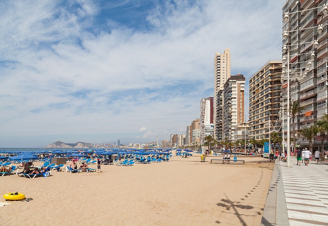 Platja de Llevant de Benidorm