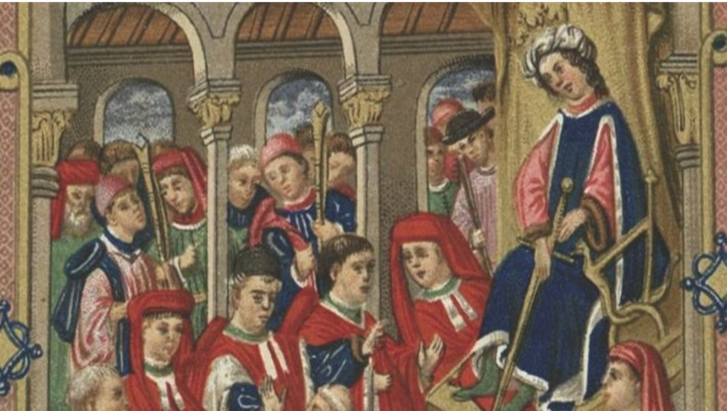 Tal dia com hui del 1458 la reina Maria, esposa d’Alfons el Magnànim, va morir a València