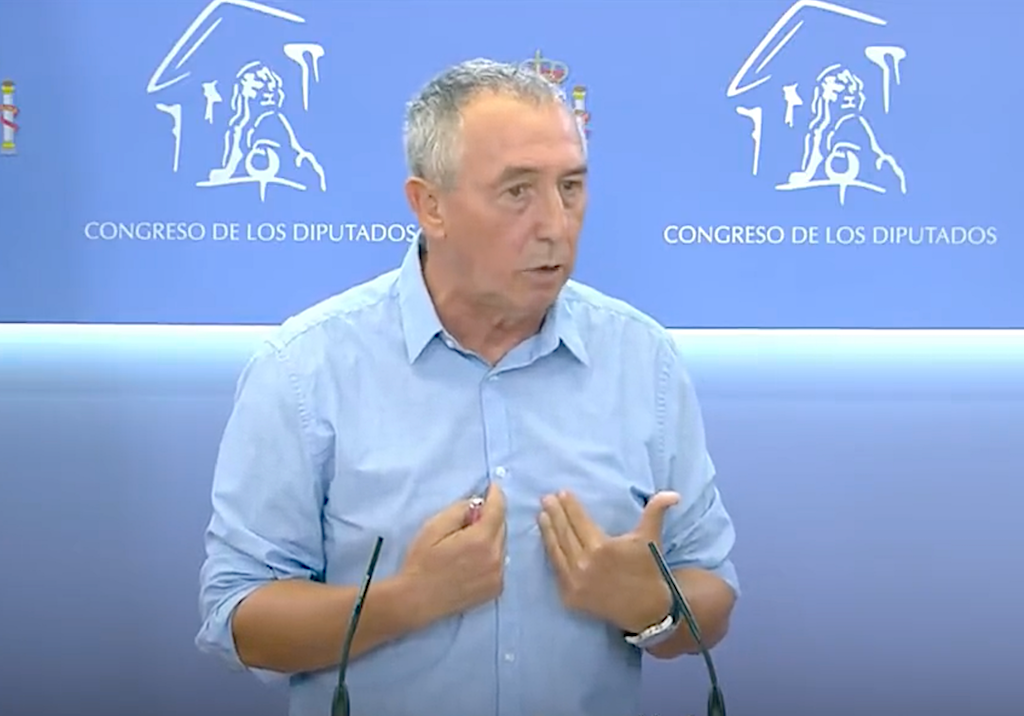 El portaveu de Compromís al Congrés, Joan Baldoví