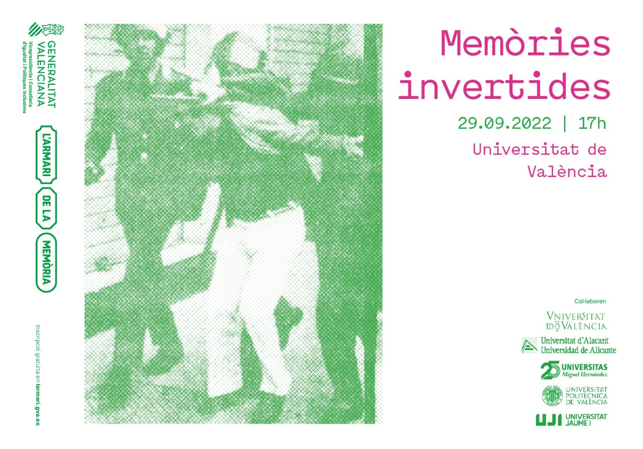 Igualtat impulsa el cicle «Memòries invertides» per a difondre la història del col·lectiu LGTBI al País Valencià