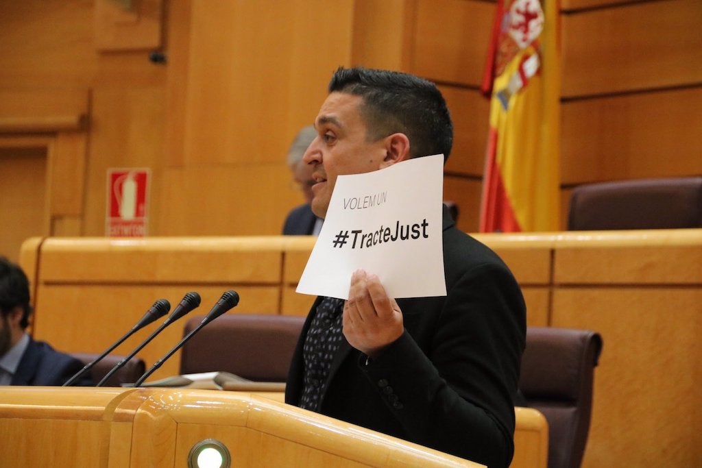 El portaveu de Compromís al Senat, Carles Mulet