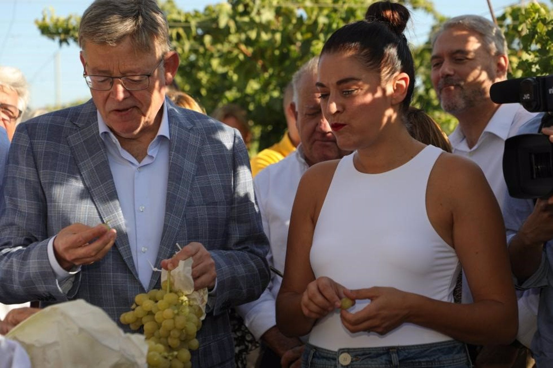 El president Ximo Puig, amb la consellera Mireia Mollà a Novelda (Vinalopó Mitjà)