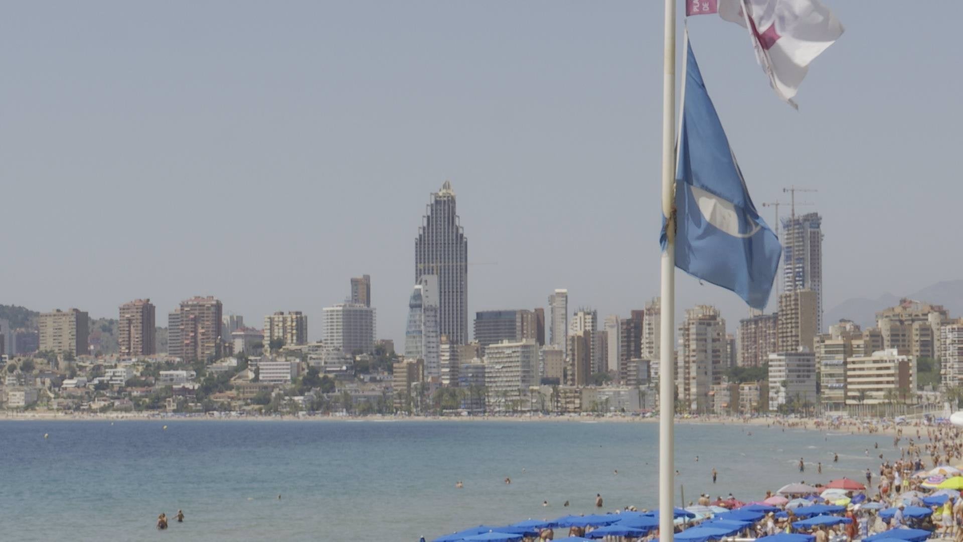 Imatge de Benidorm des del litoral