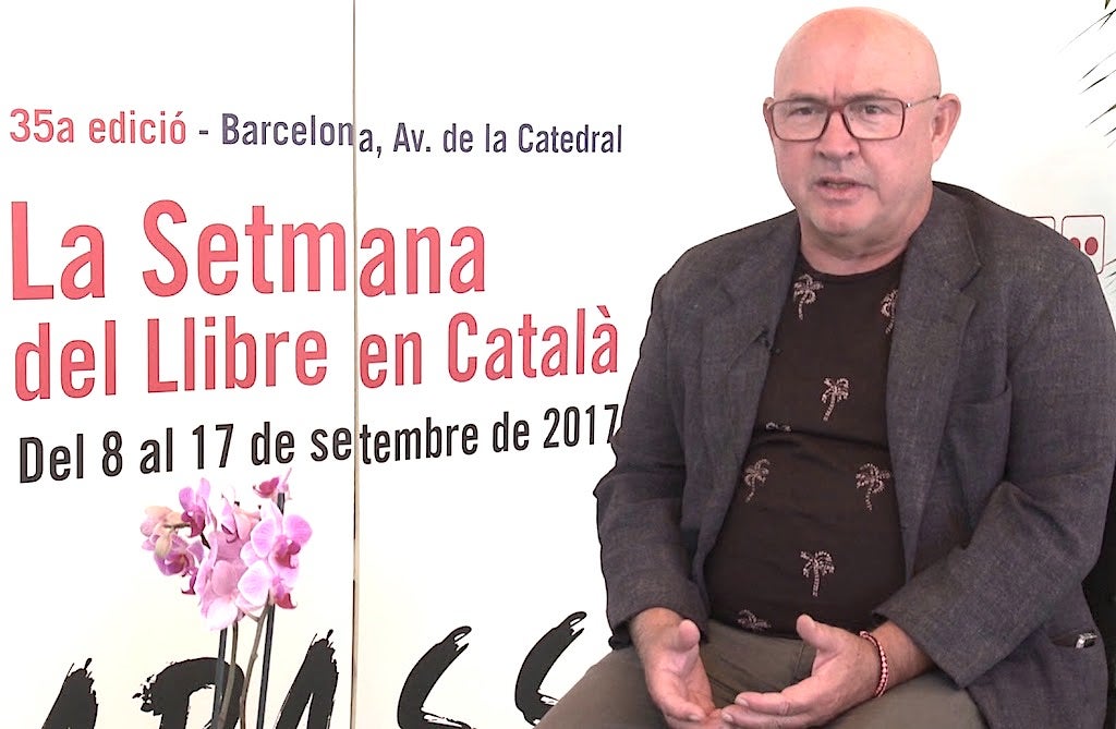 Salvador Vendrell a la Setmana del Llibre en català el 2017