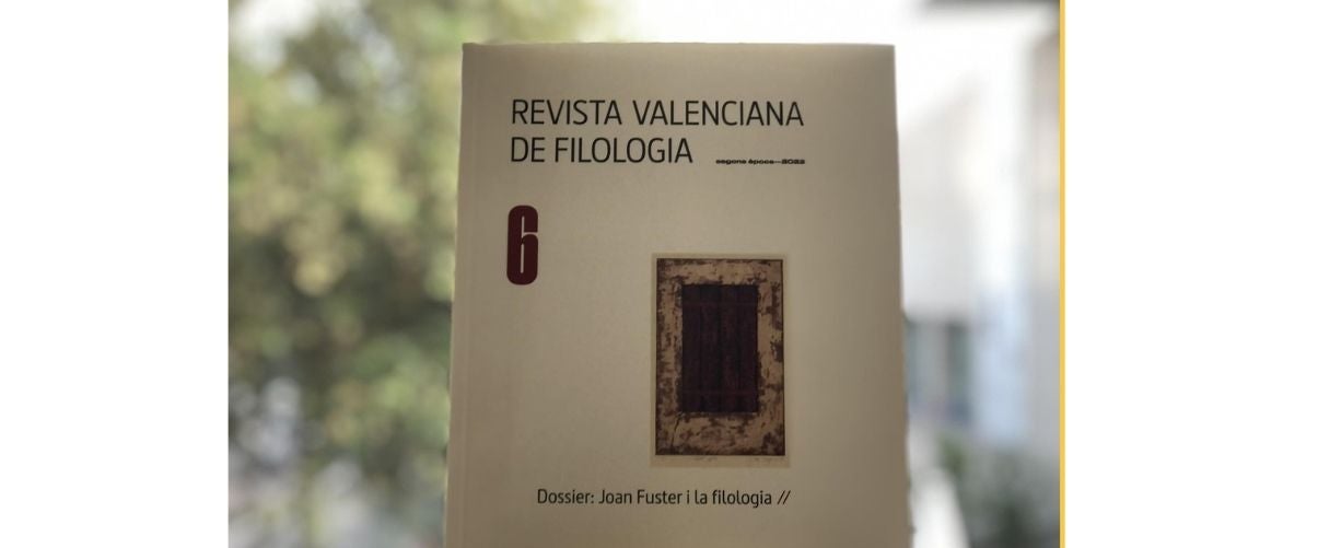 L’Alfons el Magnànim dedica l’última revista de filologia a la literatura i la llengua en l’obra de Fuster