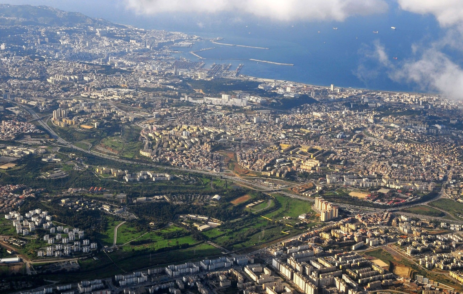 Vista aèrea d'Alger, capital d'Algèria