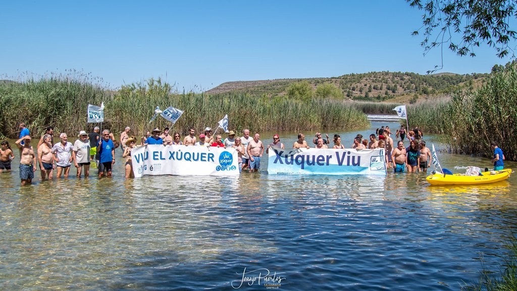 Xúquer Viu celebra el Dia del Bany als Rius a Antella, el 10 de juliol del 2022 | Joanjo Puertos | DLV