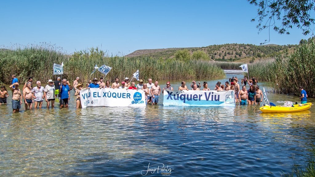 Xúquer Viu celebra el Dia del Bany als Rius a Antella, el 10 de juliol del 2022 | Joanjo Puertos | DLV