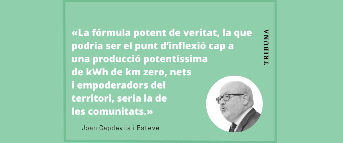 Qui té por de les comunitats energètiques?