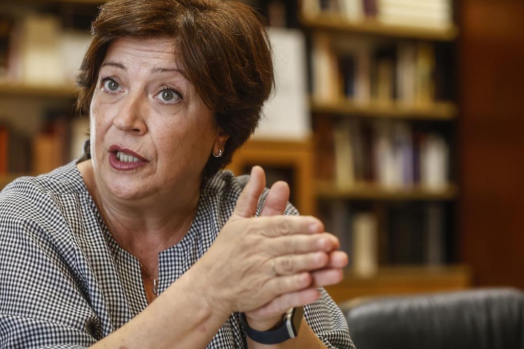 La presidenta de l'Acadèmia Valenciana de la Llengua, Verònica Cantó | Rober Solsona | EP