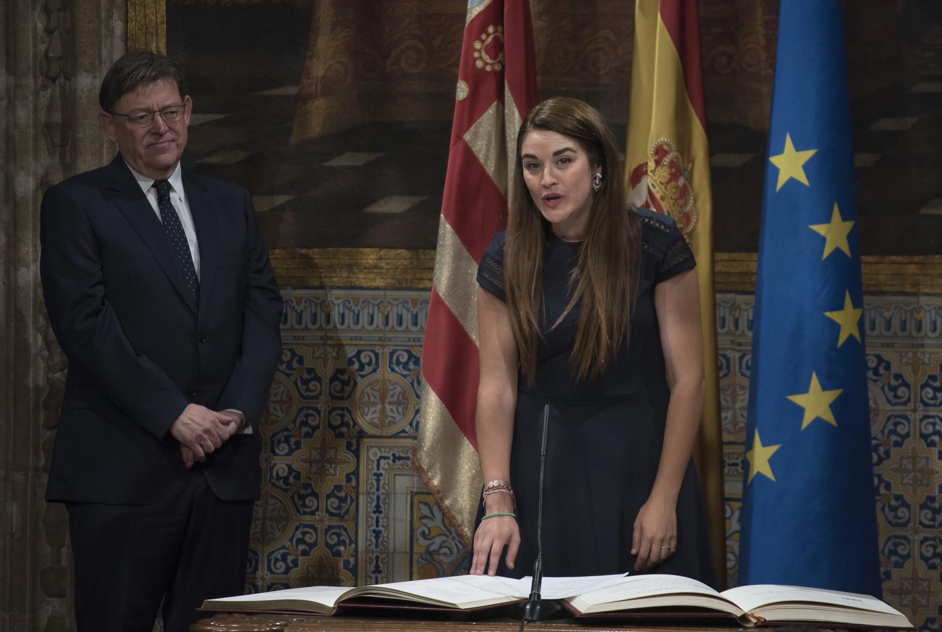 Mireia Mollà promet el seu càrrec com a consellera