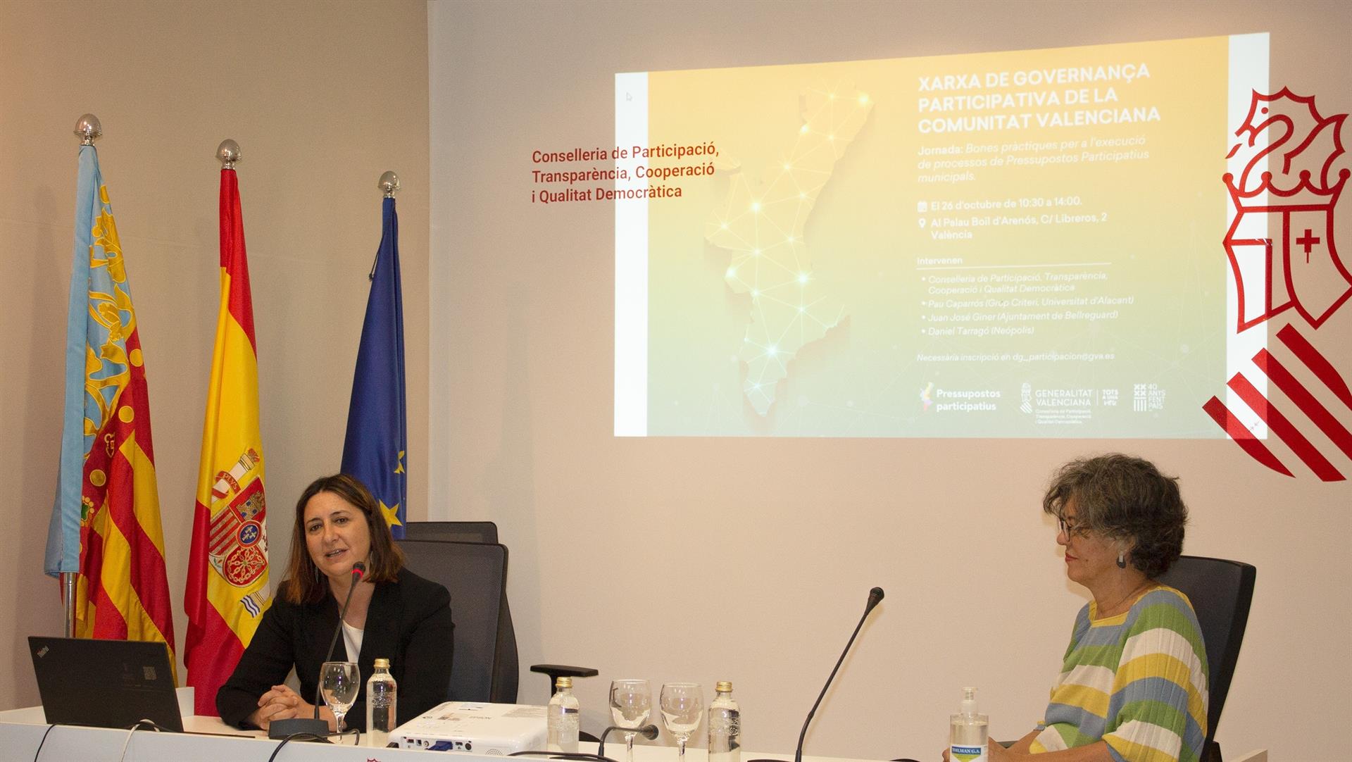 La consellera de Participació, Rosa Pérez Garijo