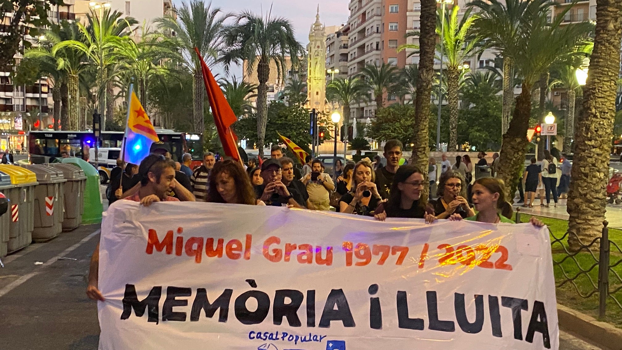 Alacant recorda Miquel Grau 45 anys després