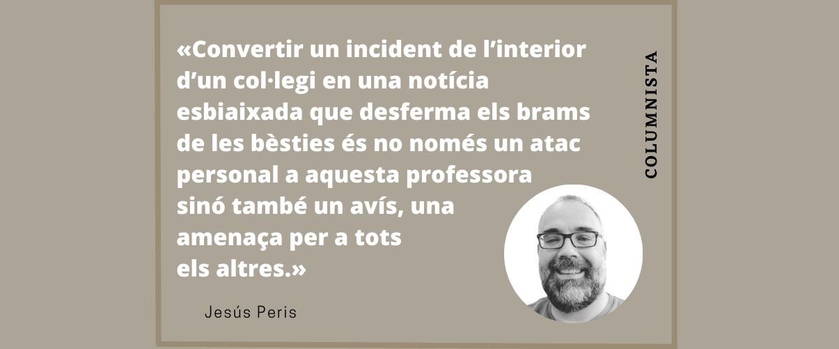 El nacionalisme espanyol contra una professora