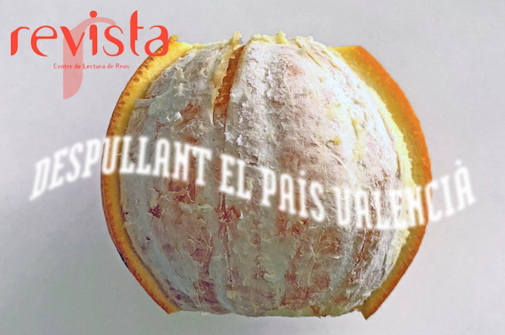 Portada del monògràfic sobre el País Valencià de la Revista del Centre de Lectura de Reus | Disseny Aureli Ruiz