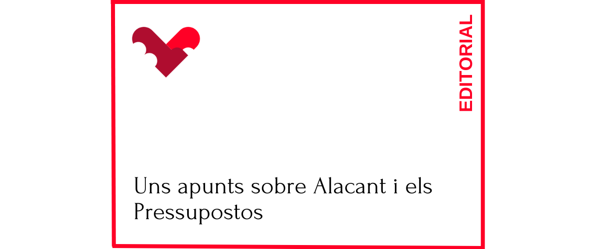 Uns apunts sobre Alacant i els Pressupostos