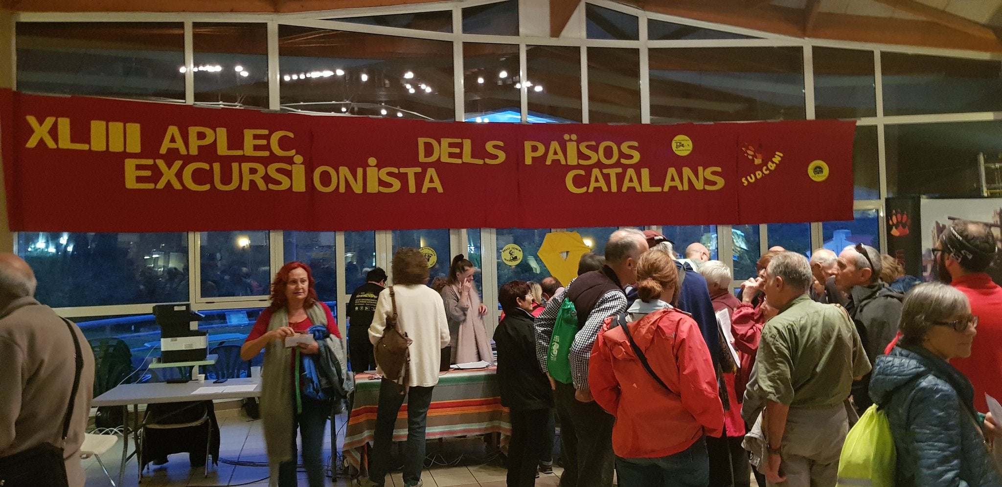 Imatge de la 43 edició de l'Aplec d'Excursionistes dels Països Catalans, celebrada a Arles (Vallespir)