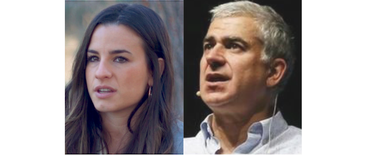 La secretària d'ERPV, Maria Pérez, i el candidat de la formació a l'alcaldia d'Alacant, Mikel Forcada