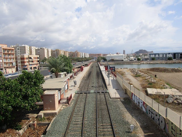 Infraestructura ferroviària al barri alacantí de Sant Gabriel