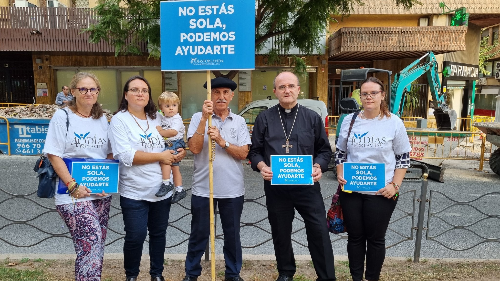 Imatge de la protesta compartida pel bisbe Munilla a les xarxes socials