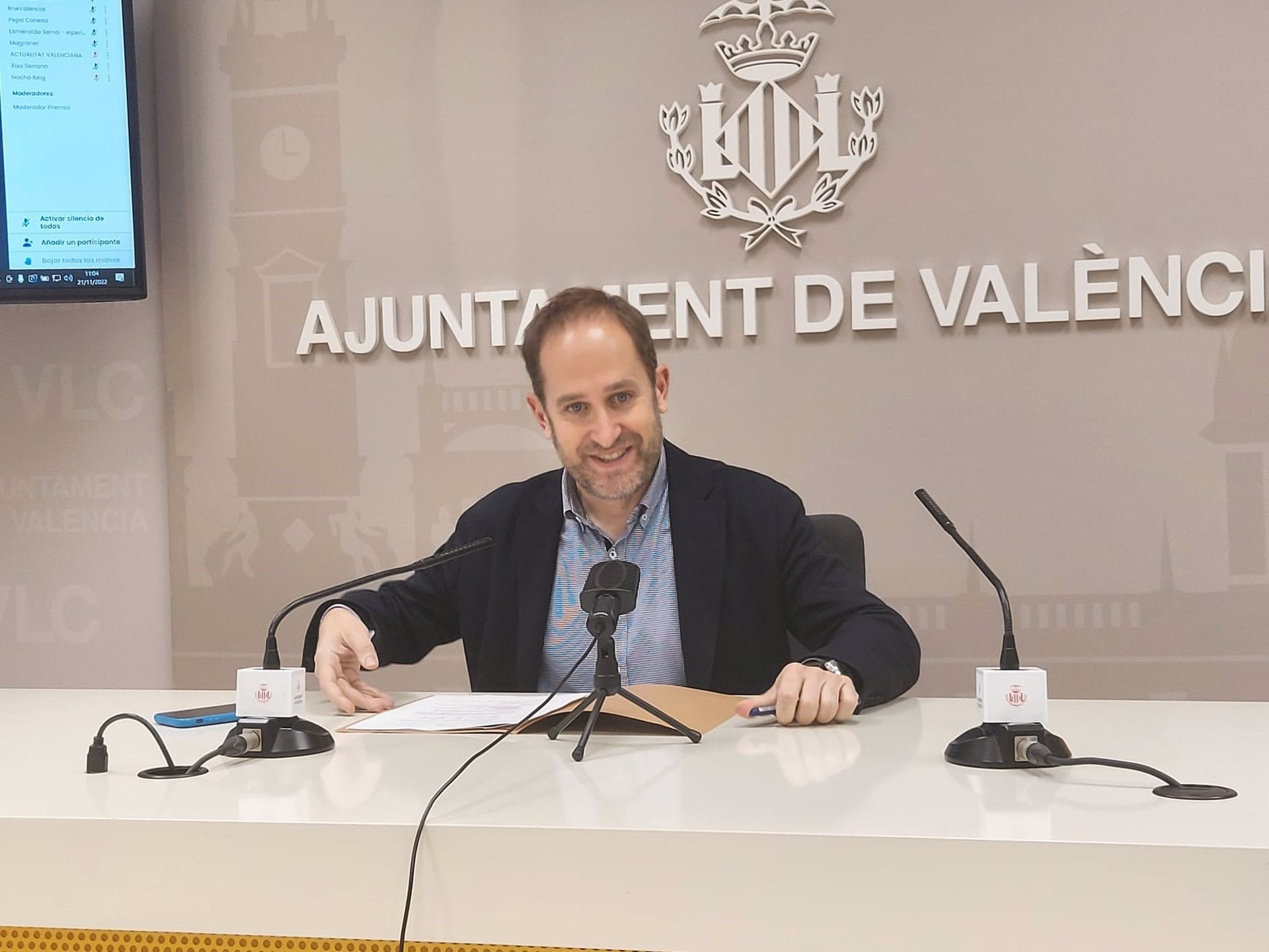 El regidor de Protecció Ciutadana de l'Ajuntament de València, Aaron Cano