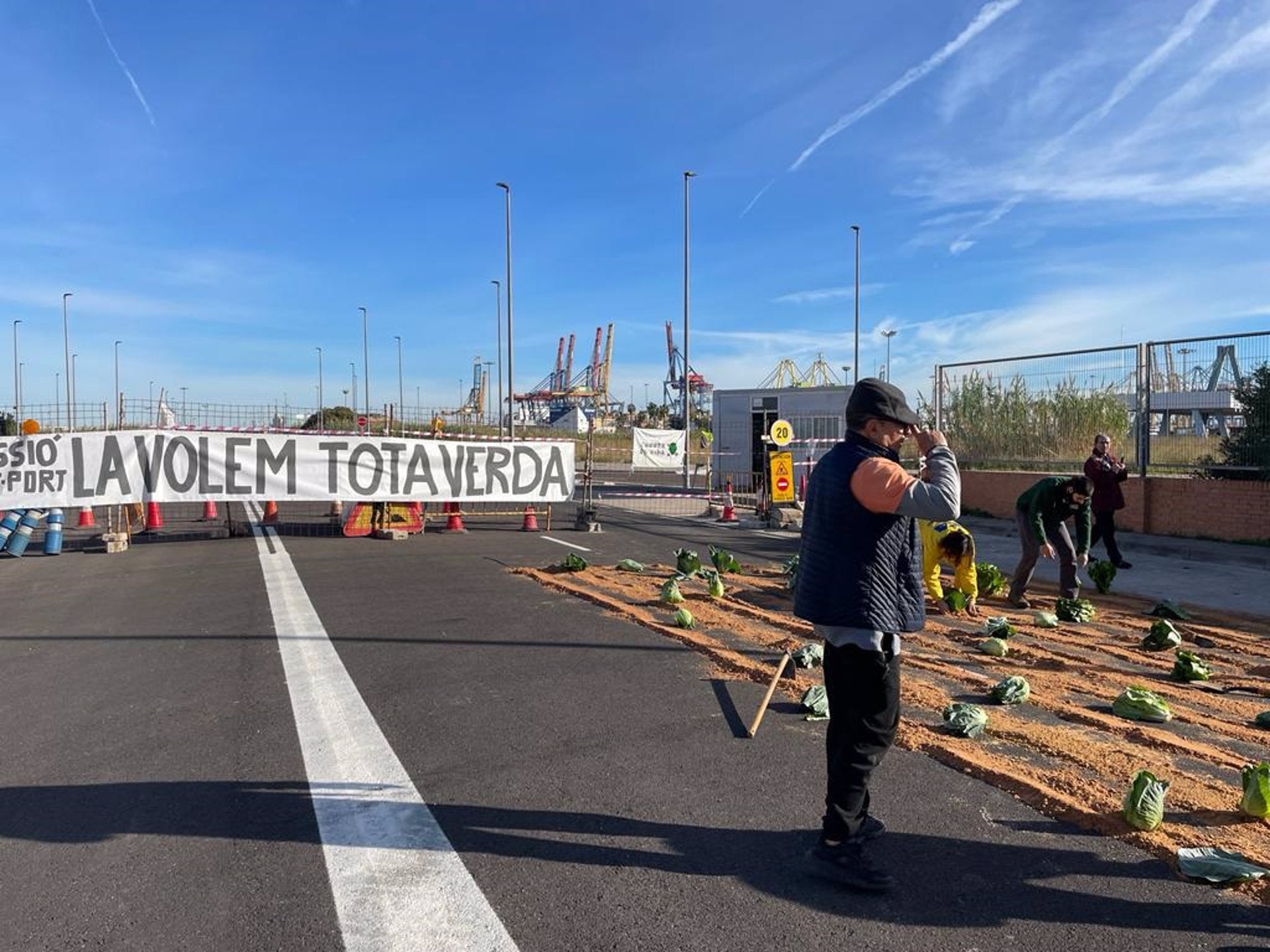 Planten un hort d’encisams a la ZAL per a exigir la seua reconversió en corredor ecològic verd