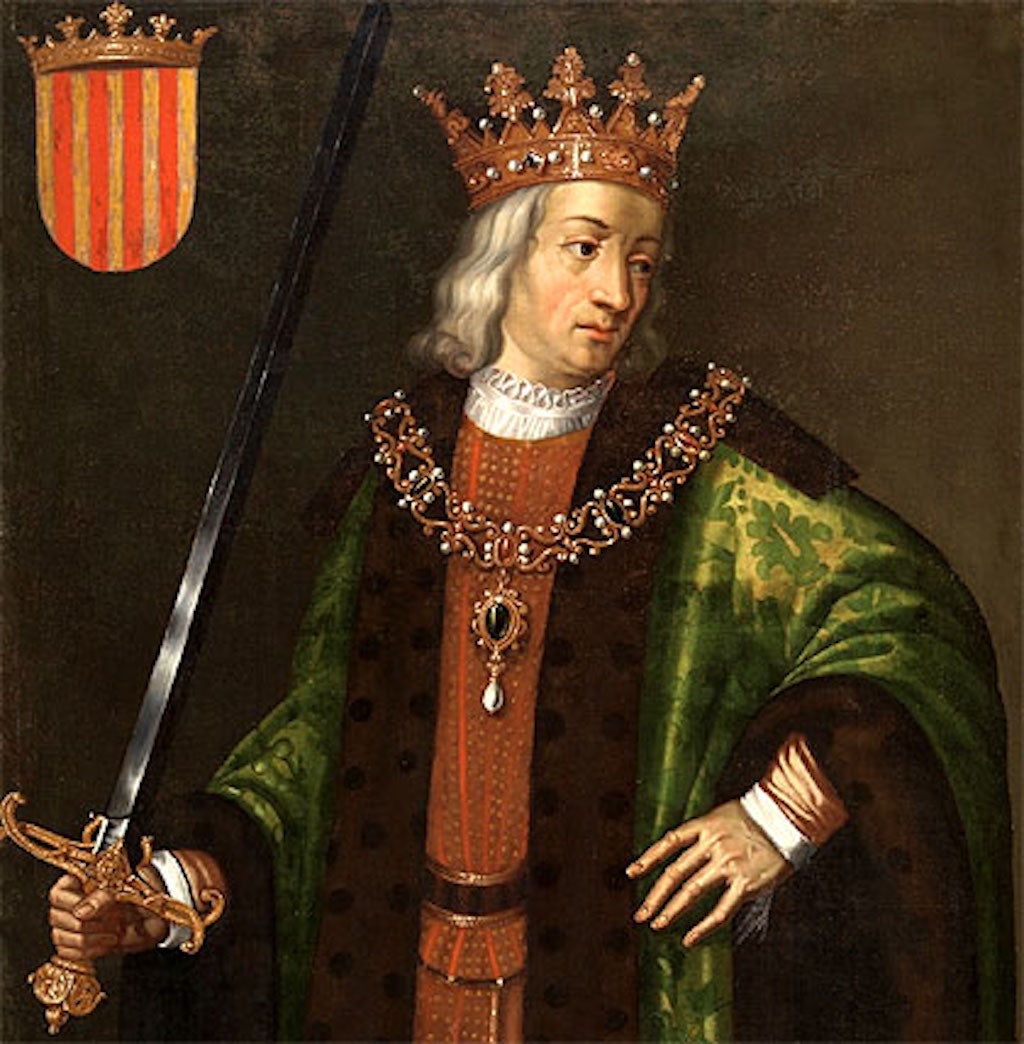 Tal dia com hui del 1327  Jaume II el Just va morir a Barcelona