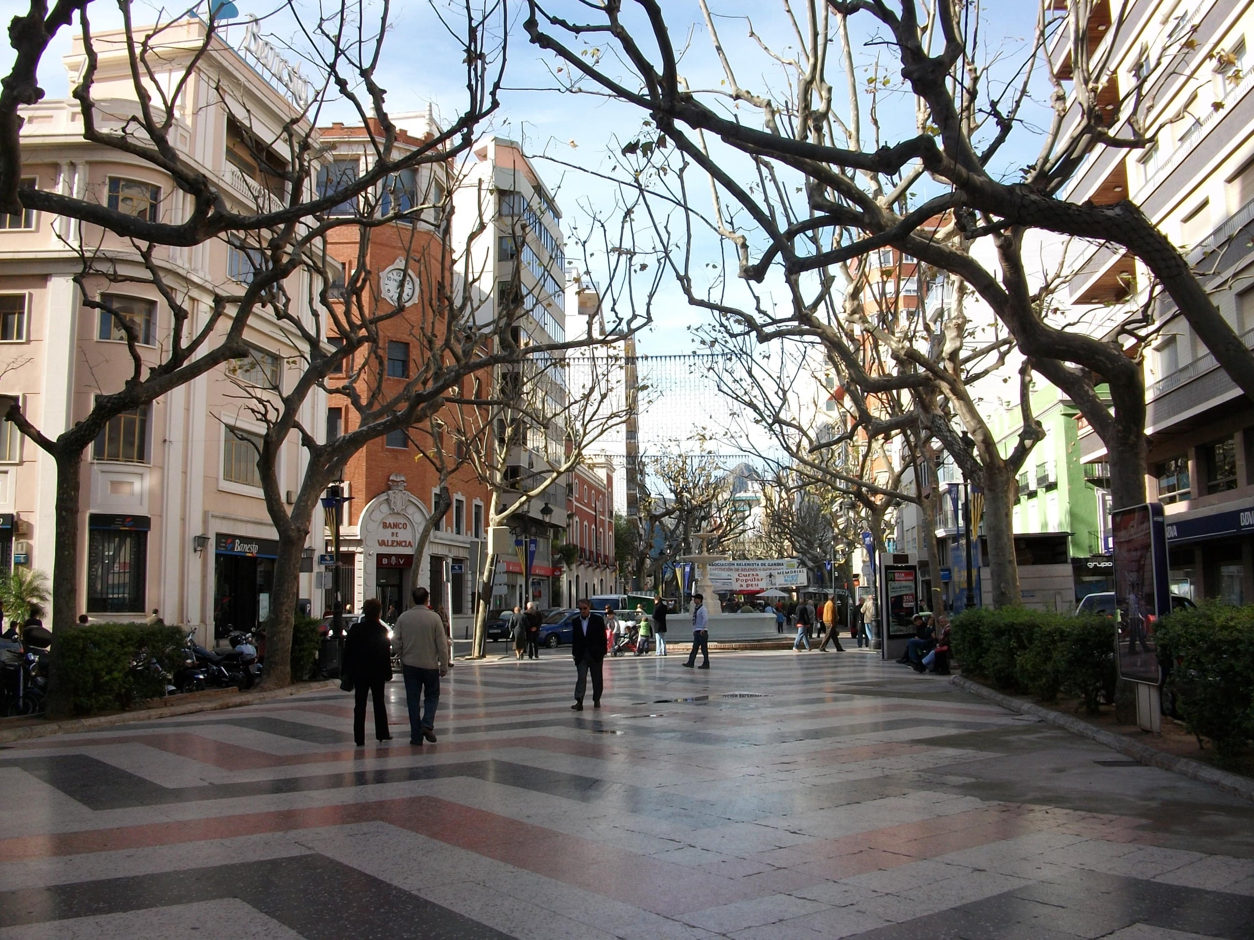 Passeig de les Germanies a Gandia (Safor)