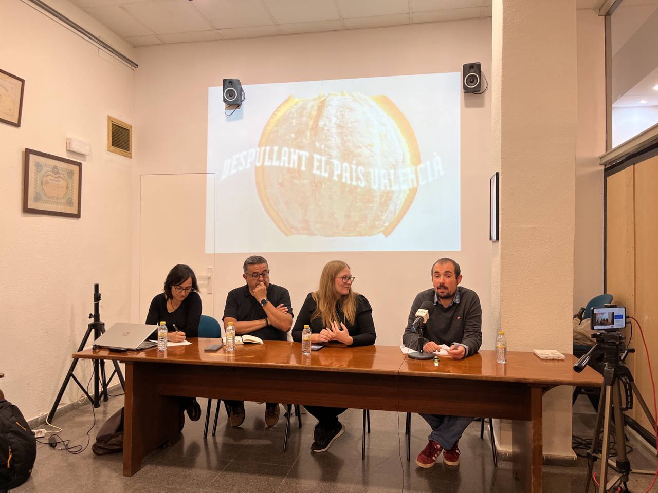 Agnès Toda, Vicent Boscà, Zahia Guidoum i Manuel Lillo