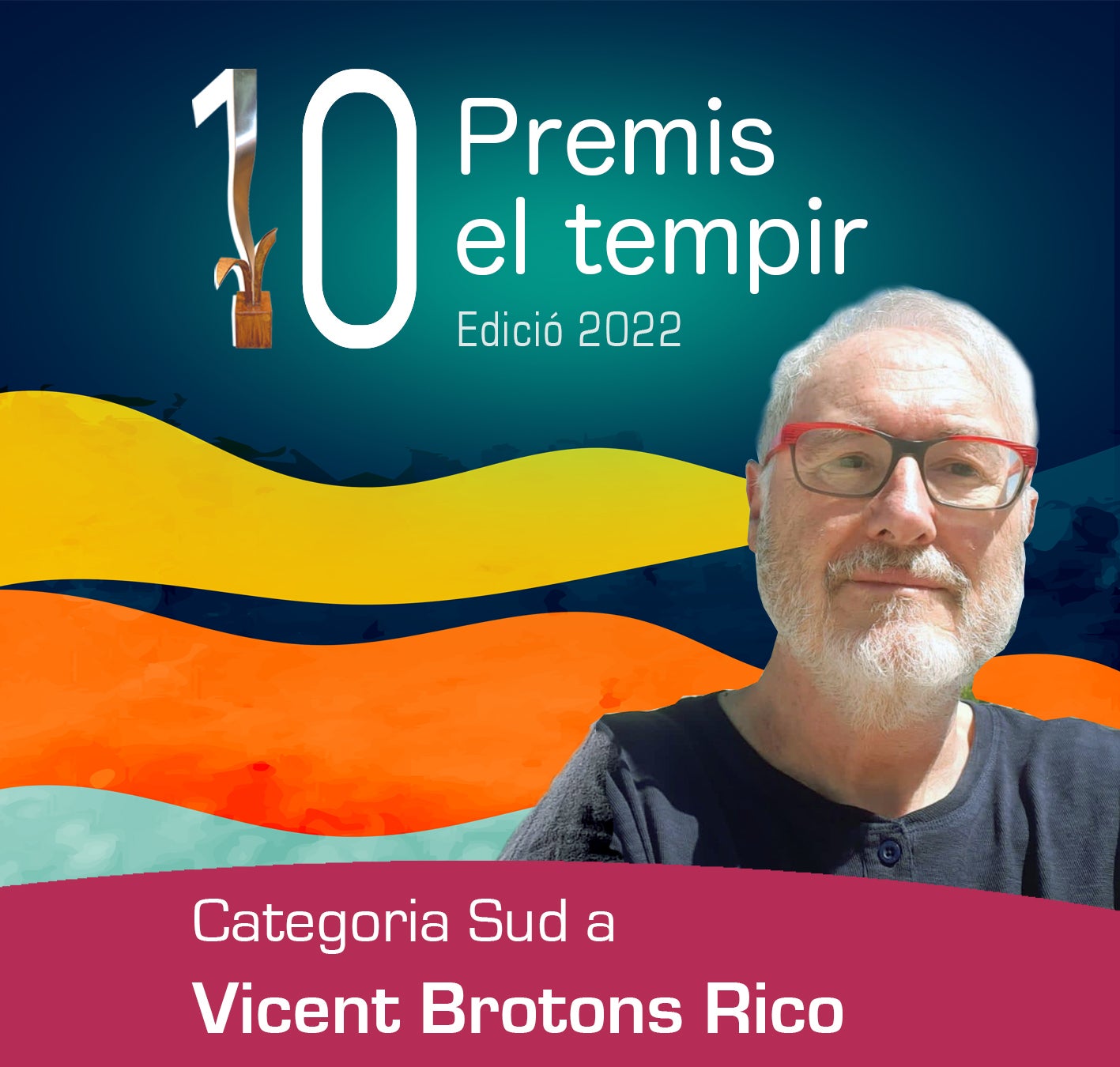 Vicent Brotons, X Premi El Tempir en la categoria Sud