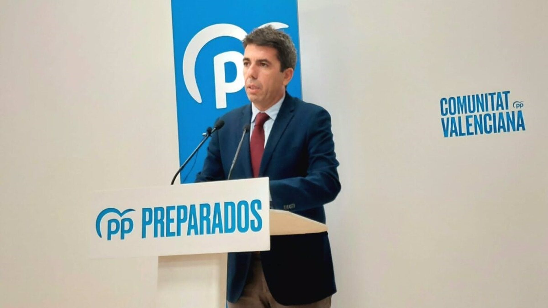 El president del PP valencià, Carlos Mazón