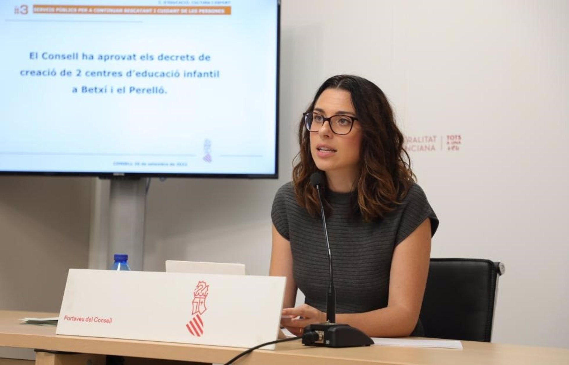 La vicepresidenta valenciana Aitana Mas