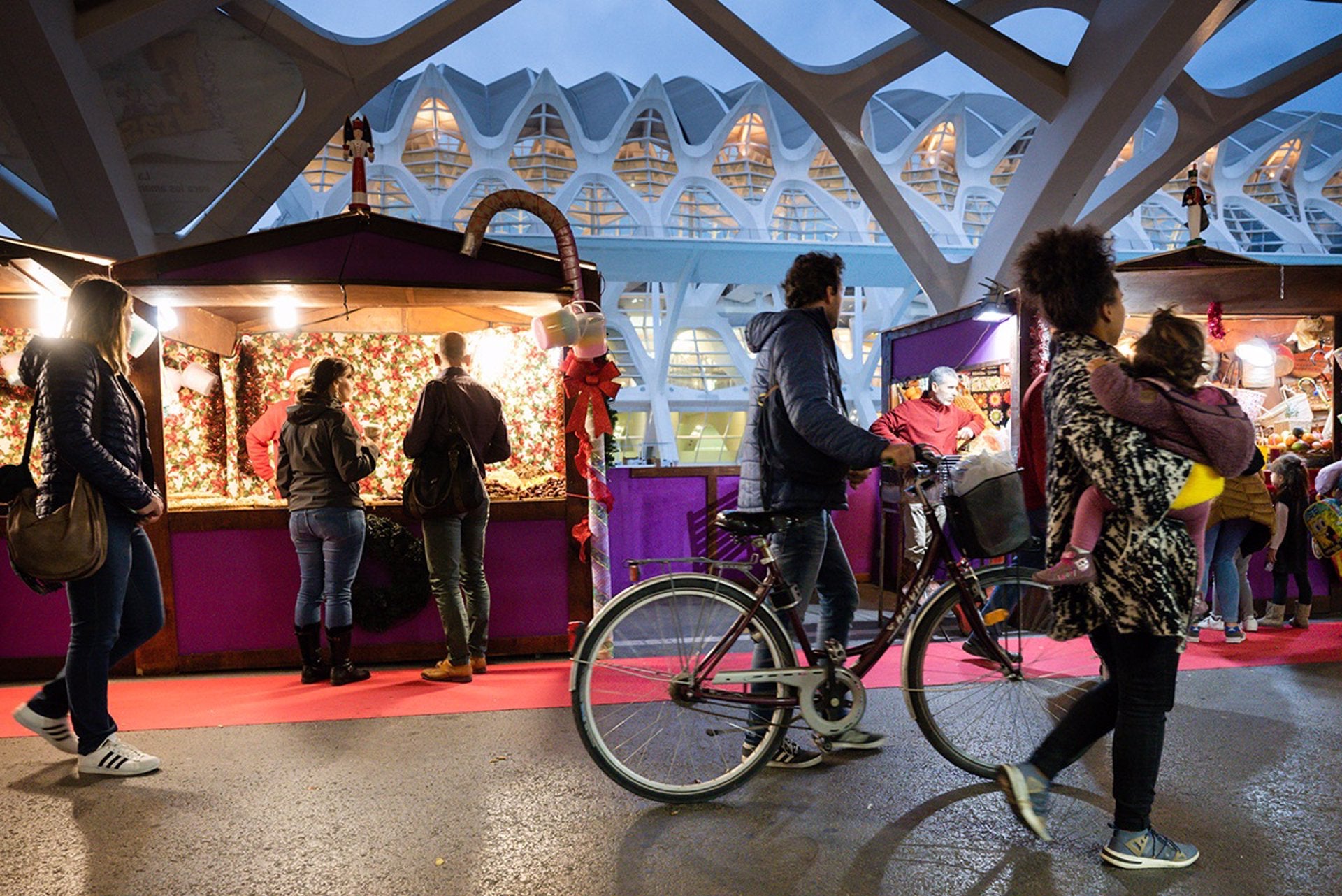 Mercat de Nadal a la Ciutat de les Arts i les Ciències de València