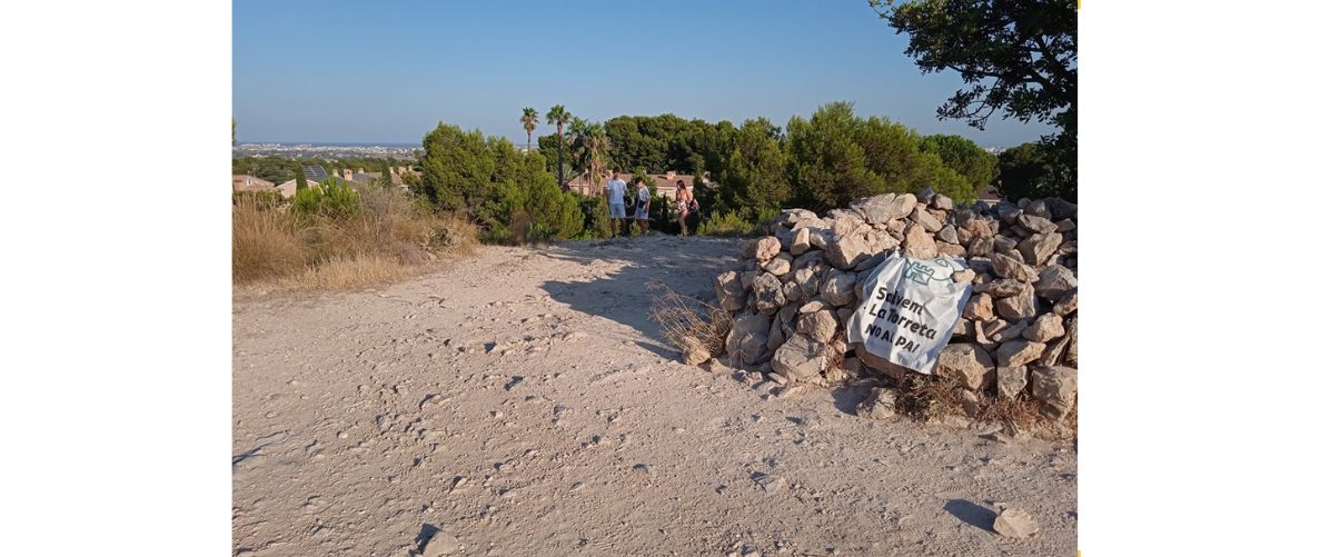 L'àrea coneguda com la torreta del Pirata, a Godella, en una imatge d'arxiu