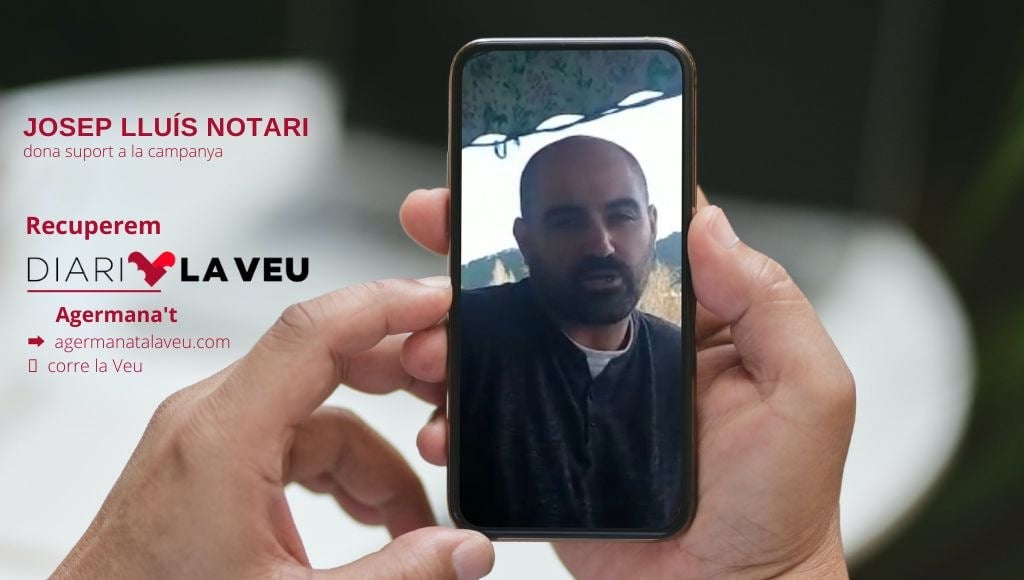 DLV agraeix el suport del cantautor Josep Lluís Notari, a la campanya #NovaRedactoraDiariLaVeu [Vídeo]