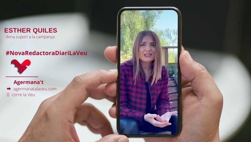 DLV agraeix el suport de la cantautora Esther Quiles a la campanya #NovaRedactoraDiariLaVeu [Vídeo]