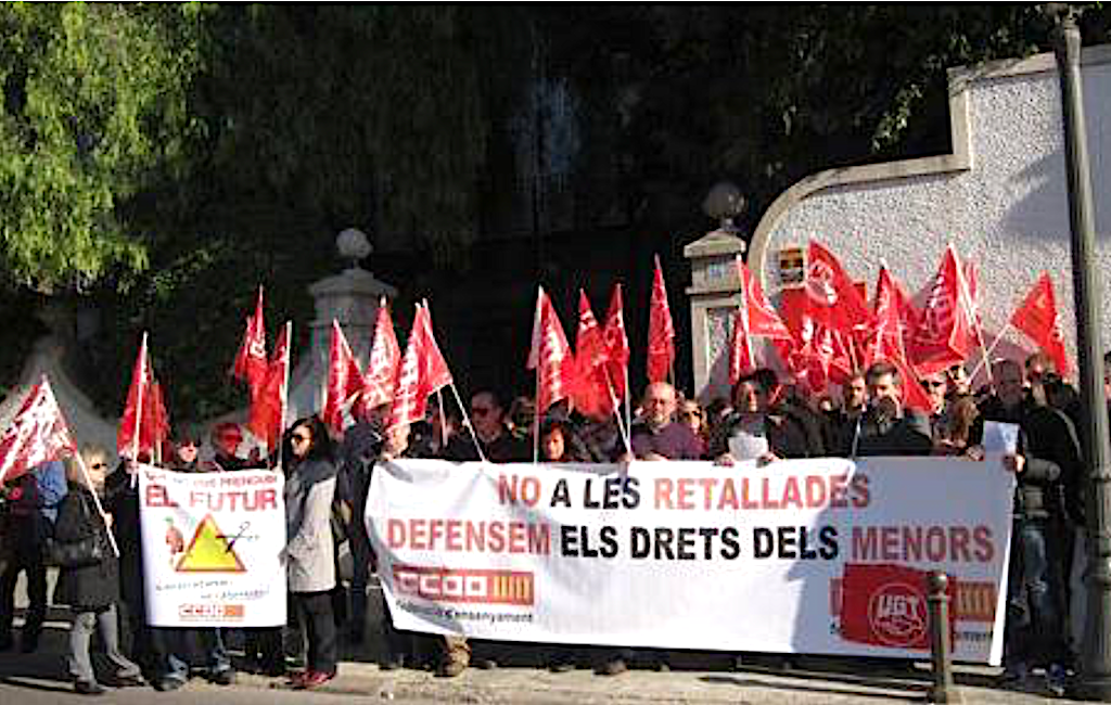 Fa 10 anys, a DLV: «Protestes per l’asfíxia econòmica a centres i programes de menors»