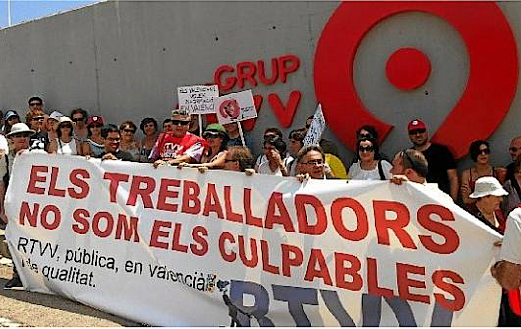 Fa 10 anys, a DLV: «El PSPV assegura que el PP “juga amb la il·legalitat perquè vol liquidar ràpidament RTVV”»