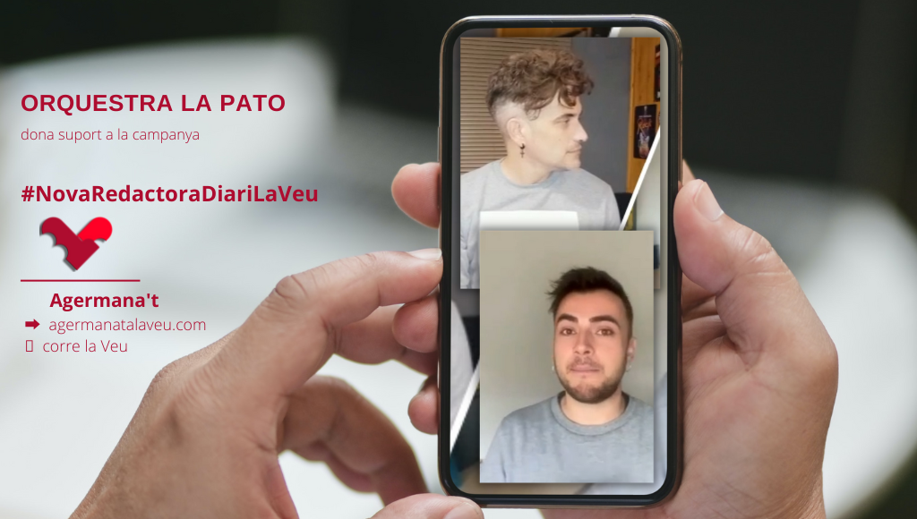 DLV agraeix el suport de Nando i Mayo, de l’Orquestra La Pato, a la campanya #NovaRedactoraDiariLaVeu [Vídeo]