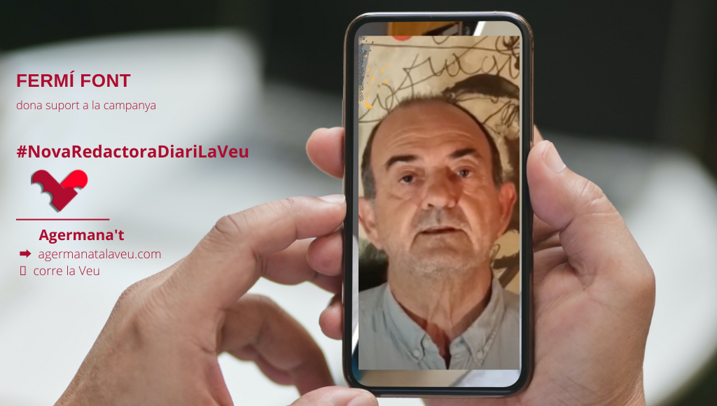 DLV agraeix el suport de Fermí Font, president de Socarrats, a la campanya #NovaRedactoraDiariLaVeu [Vídeo]