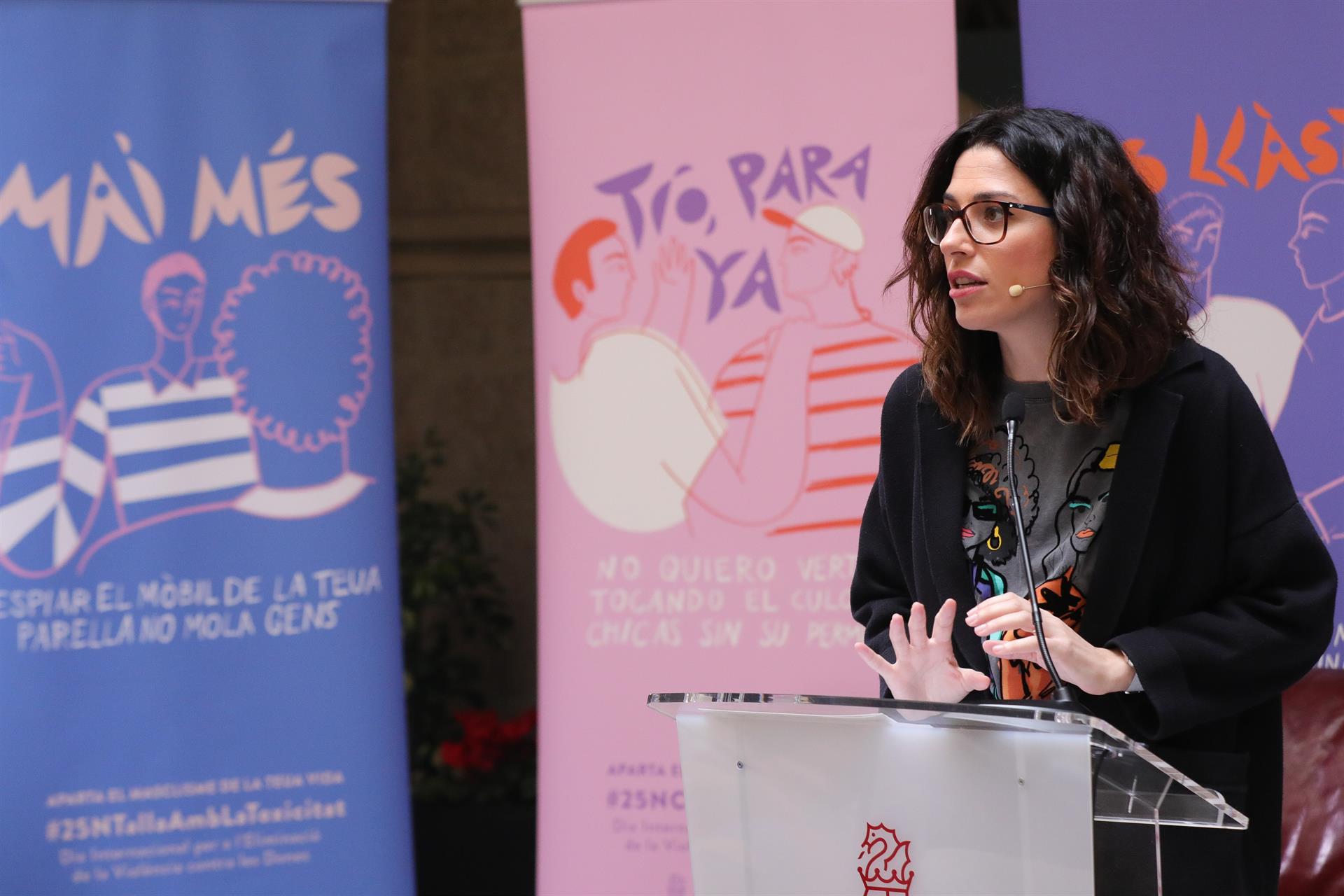 La vicepresidenta i consellera d'Igualtat, Aitana Mas