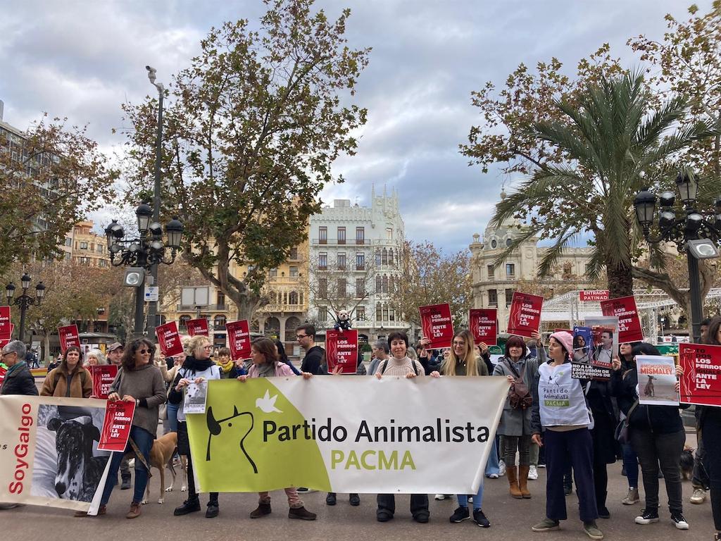 Concentració de PACMA a València aquest diumenge