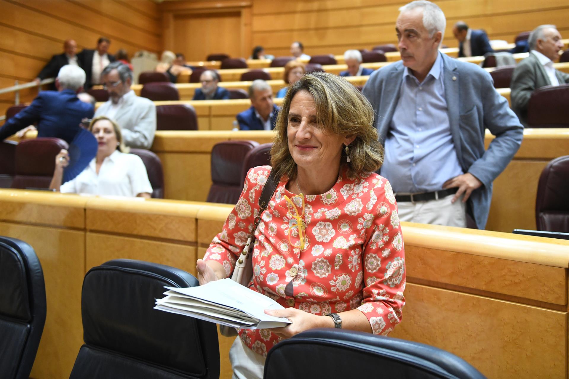 La ministra espanyola de Transició Ecològica, Teresa Ribera