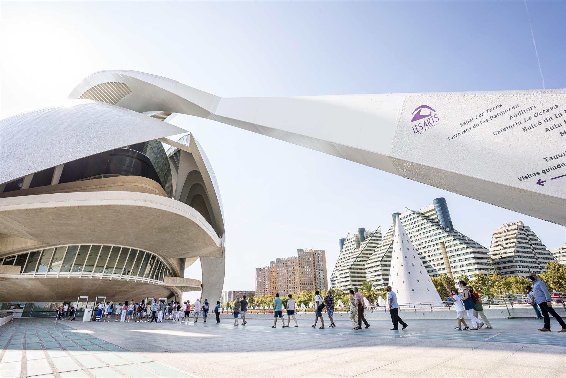Palau de les Arts i les Ciències, equipament en què se celebrarà part del festival Fronteras