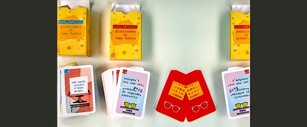Vora 200 instituts valencians rebran un joc sobre els aforismes de Joan Fuster