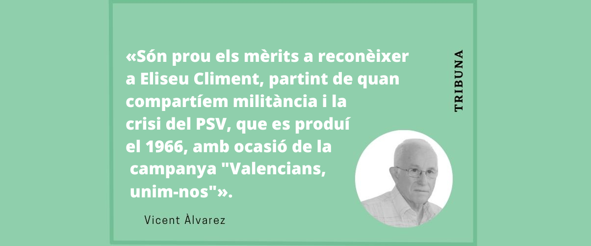 Eliseu Climent, estirant dels fils