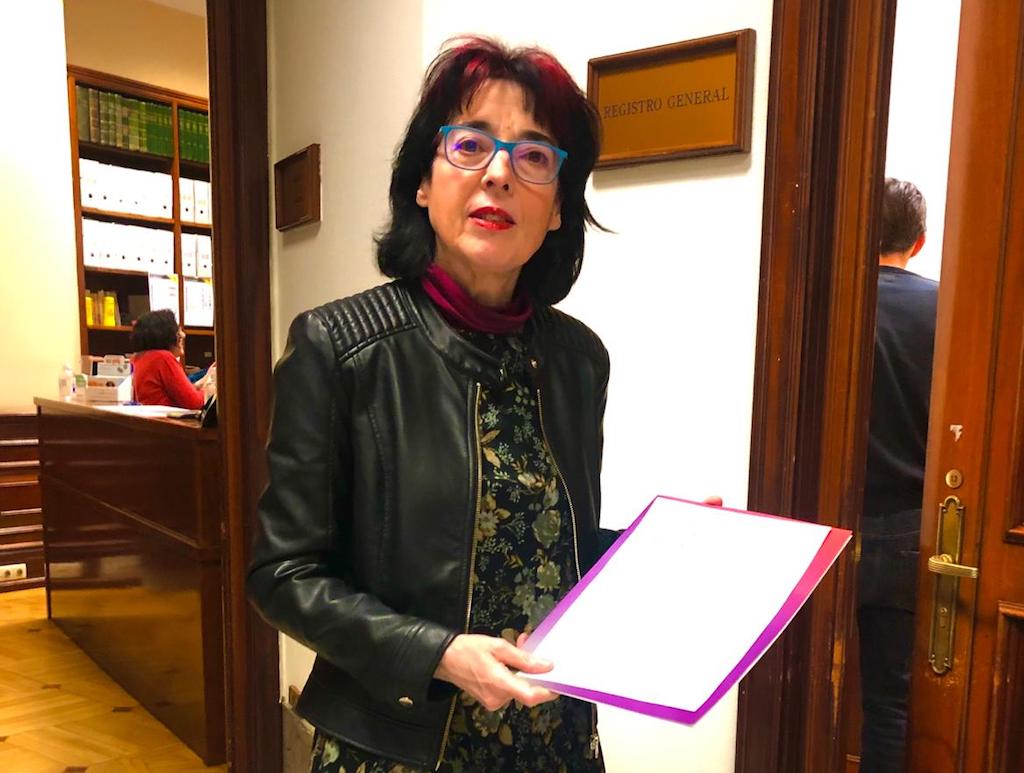 La diputada al Congrés per Castelló d’Unides Podem, Marisa Saavedra