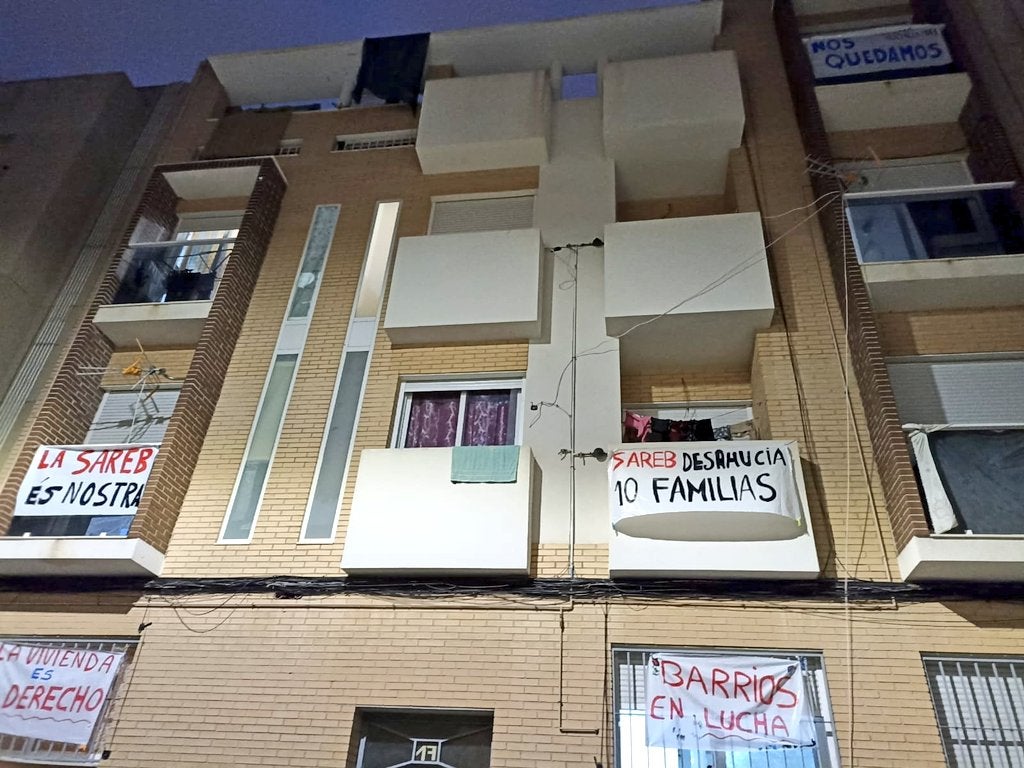 Quatre famílies seran desnonades la setmana que ve a Alacant
