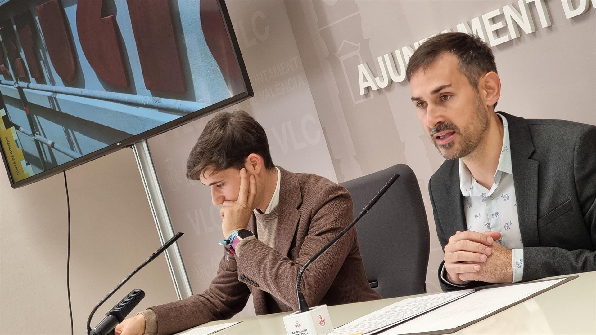 Els regidors Sergi Campillo i Borja Sanjuán