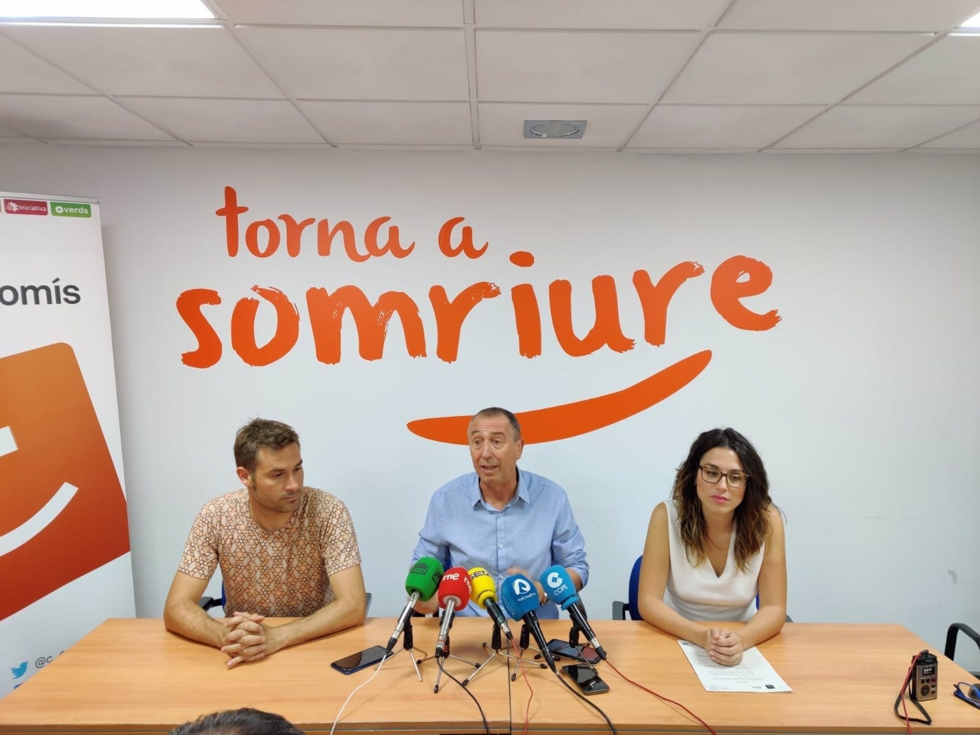 Gerard Fullana, Joan Baldoví i Aitana Mas